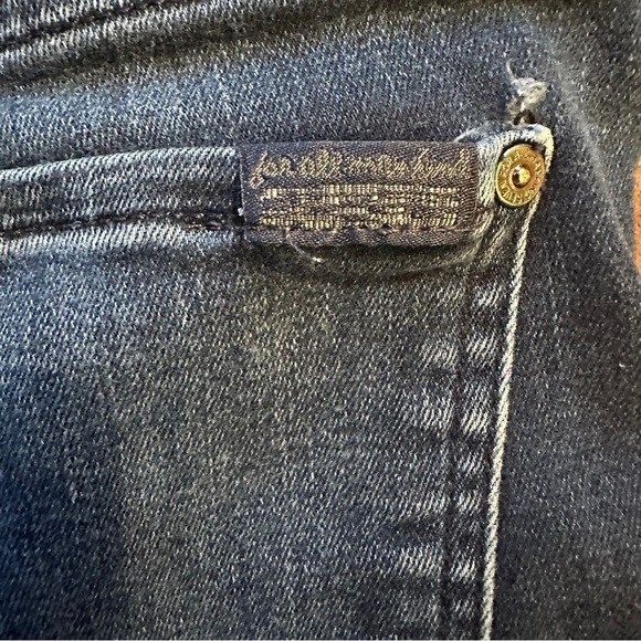 7 For All Mankind Womens Gwenevere High Waist Ankle Skinny Jean size 26 frayed - Picture 14 of 16